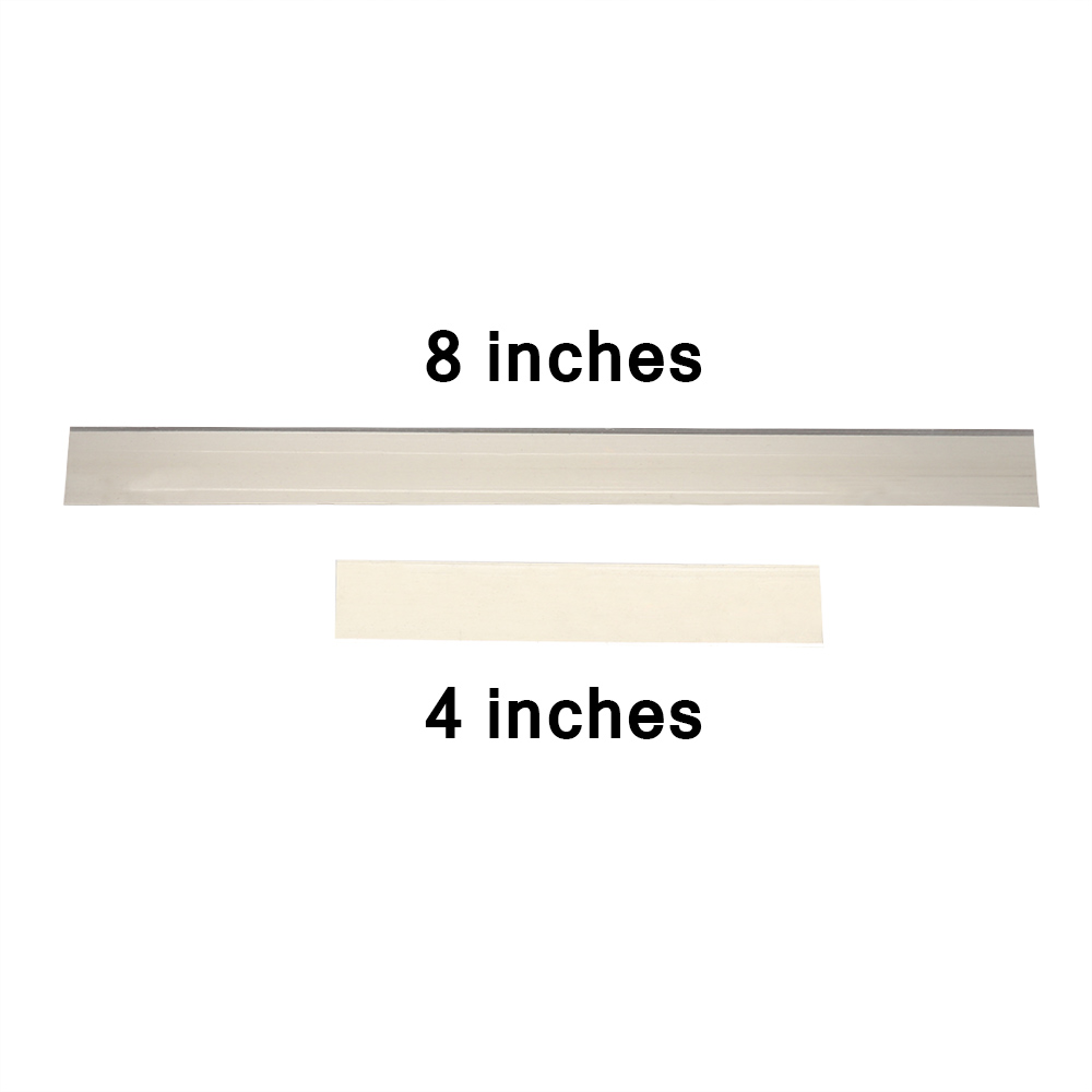 2Pcs 4"/8" Stainless Steel Clay Cutter Blades Tissue Cutters Blades DIY Polymer Handicraft Lovers Clay Cutting Tools