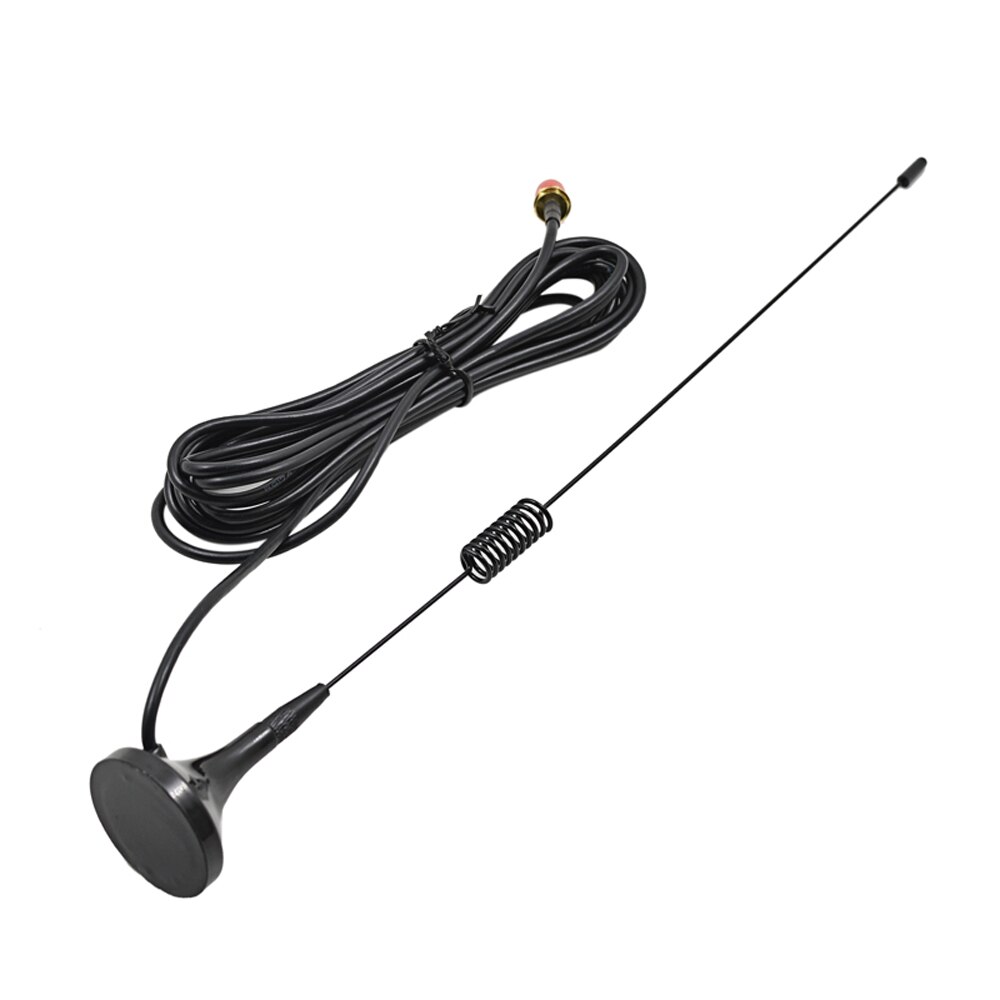 CHIPAL-antena magnética para coche, Walkie Talkie aéreo de UT-102UV, SMA-F, UHF/VHF, 144/430MHz, para Baofeng, UV-5R, BF-888S, BF-666S, UV-B5