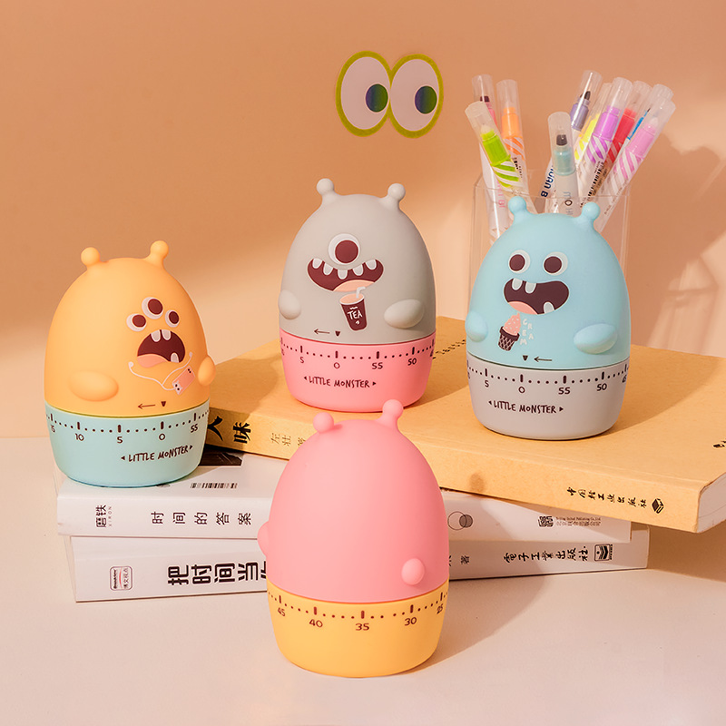 Leuke Monster Vormige Koken Timer Classica Mechanische Wind-Up Keuken Timer Studie Sportspotwatch Timer Management Countdown