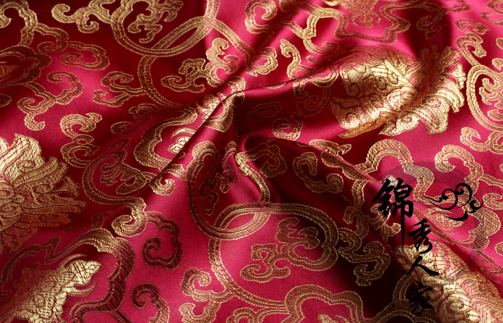 04 DIY Kleid Nähen Lieferungen & Stoffe Brokat & Satin- Stoff Alten Chinesischen Kleid Stoff Alte Kleidung Stoff Festival