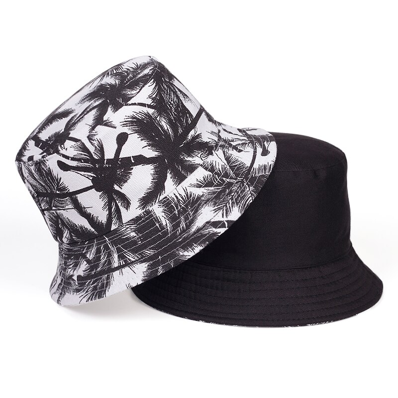 summer cotton bucket hat zebra Striped print Fisherman Hat Hip Hop outdoor travel panama hat Sun hat for men Women
