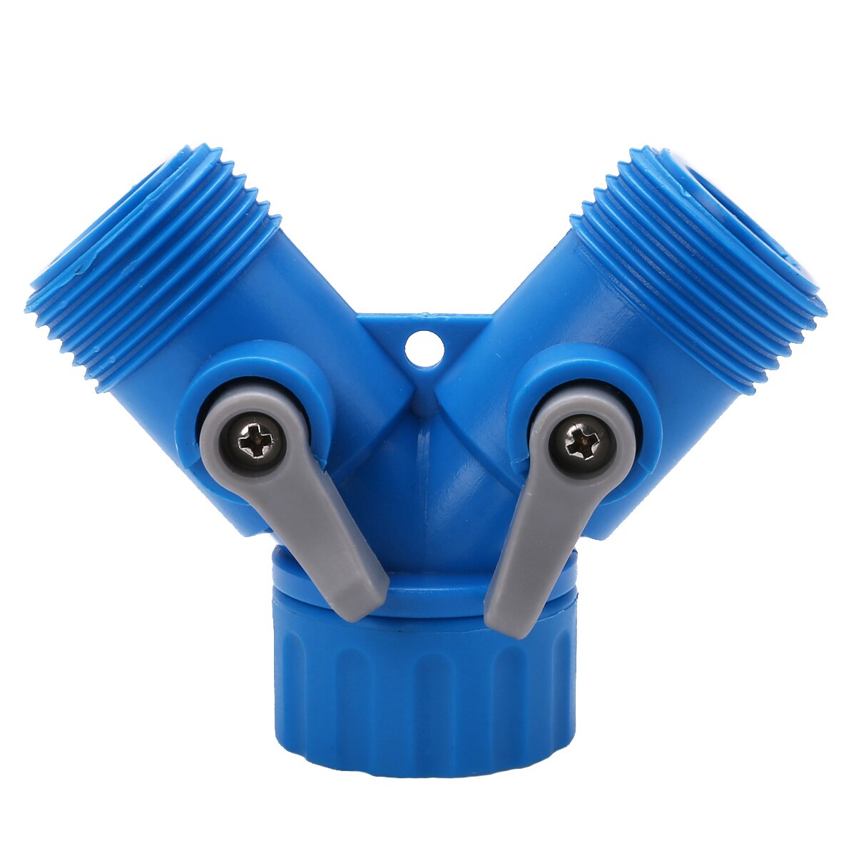 Y-type 3- weg slangadapters met kliksysteem voor dubbele afsluitkleppen, kraanaansluiting voor tuinirrigatiegereedschap