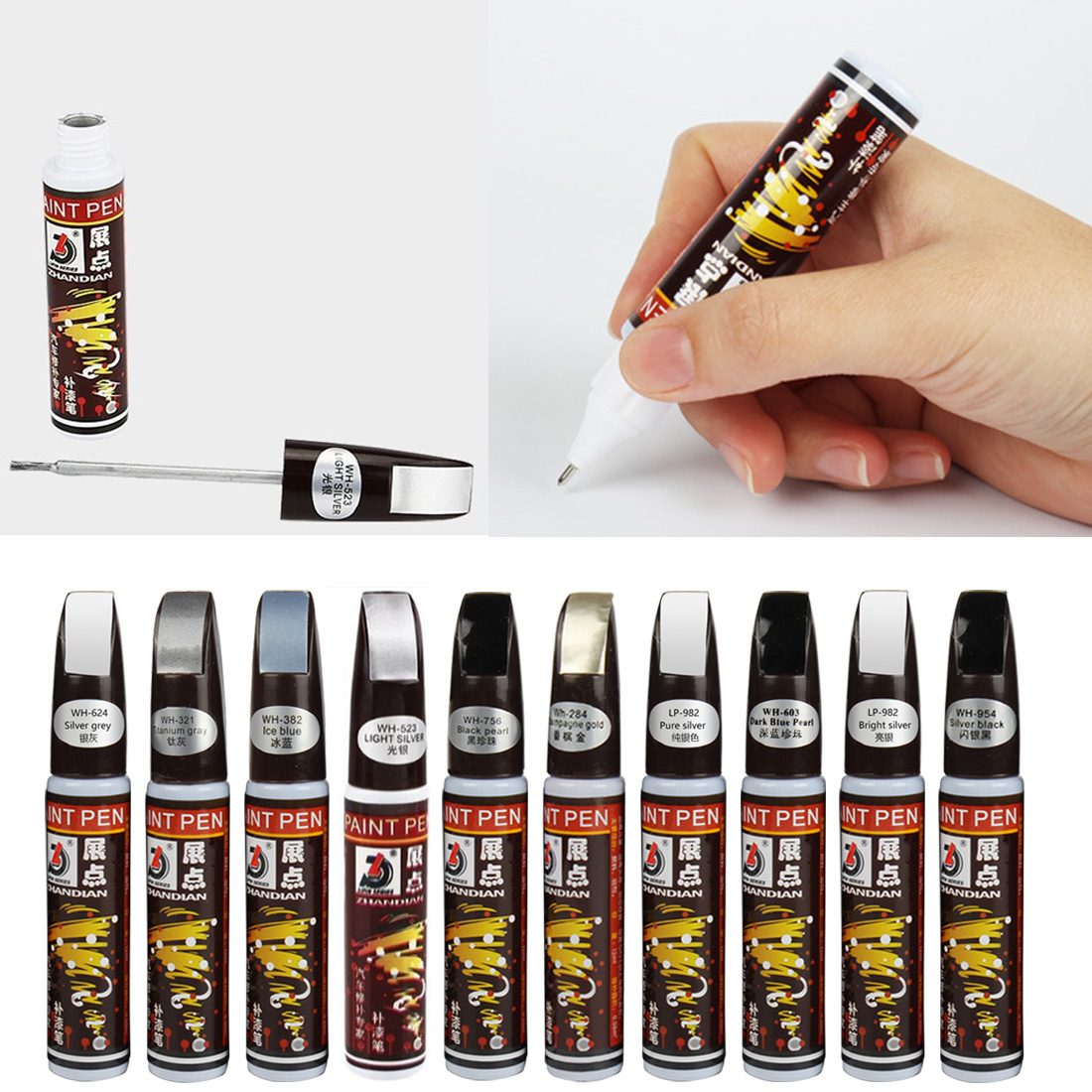 Car Painting Pen Car Auto Paint Pen Car Touch Up Pen Waterproof Repair Maintenance Paint Surface Coat Scratch Clear Repair