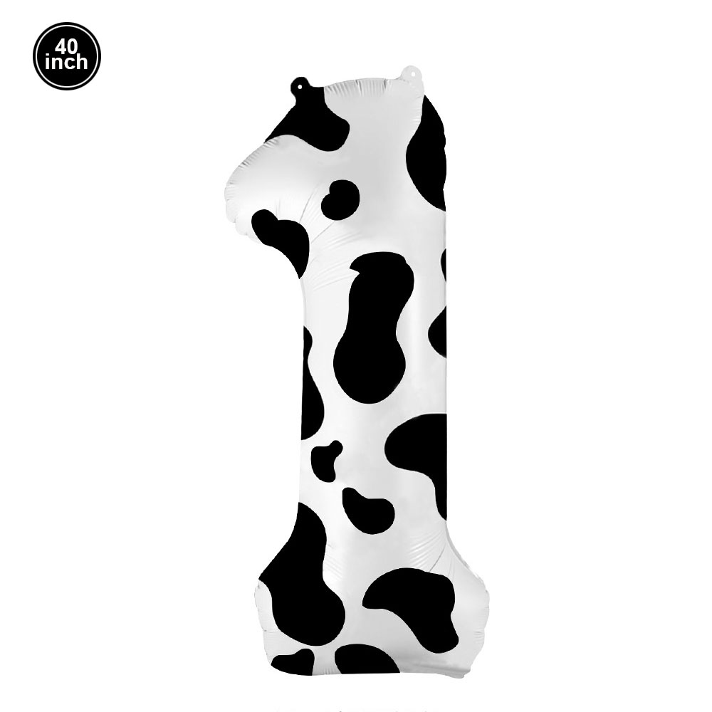 Cow Happy Birthday Cake Decoration Cow Cake Topper for Farm Cow Birthday Party Decoration Supplies: MULTI