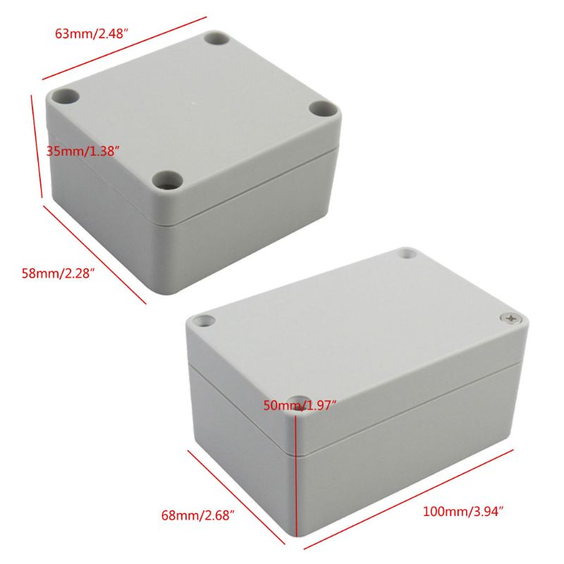 Diy utomhus vattentät kopplingsbox elektrisk styrplint anslutningsfodral
