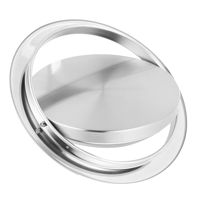 Kitchen Flap Lid Stainless Steel Flush Recessed Built-In Balance Flap Cover Trash Bin Garbage Can Trash Lid Kitchen Counter Top