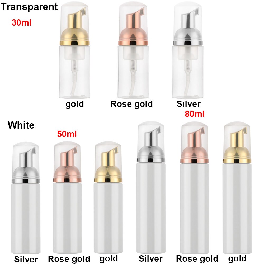 Plastic Soap Dispenser Foaming Bottle Pump Container Wash Hand Cleaner Soap Dispenser Foam Bottles Travel Accessories