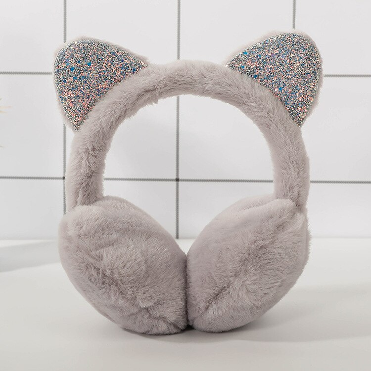 PPXX Children Plush Earmuff Ear Muffs Kids Winter Warmer Ear Muffs Faux Rabbit Fur Ear Cover Girls Headwear Girl Hat