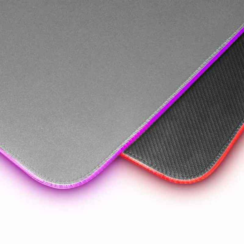 Mouse Mat Mars Gaming MMPRGB2S LED RGB White
