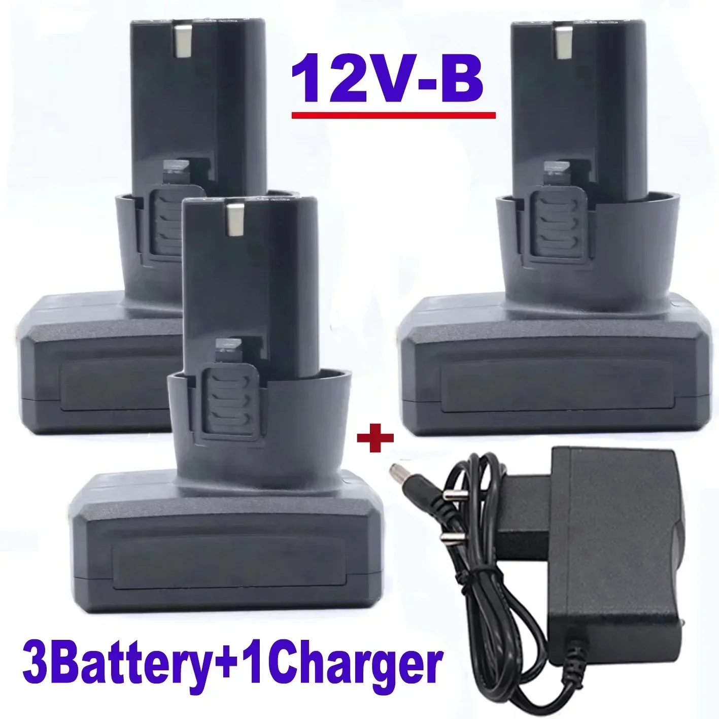 100%. Nowy. Uniwersalny akumulator litowo-jonowy 12V 13800mAh do elektronarzędzi elektryczny wkrętak wkrętarka elektryczna: Black