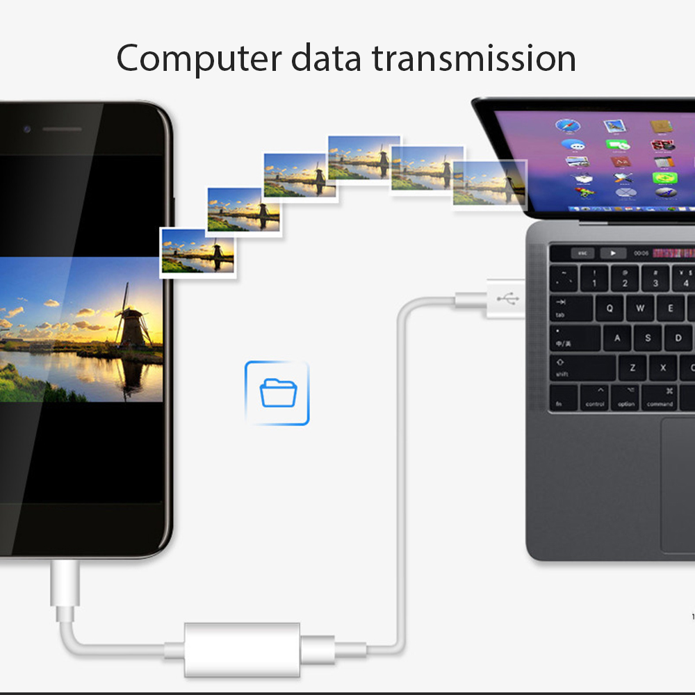 Podwójne porty dla adaptera Jack OTG dla iphone'a X dla ipada złącze iOS ładowarka słuchawki 2 w 1 ładowanie Audio Splitter Music