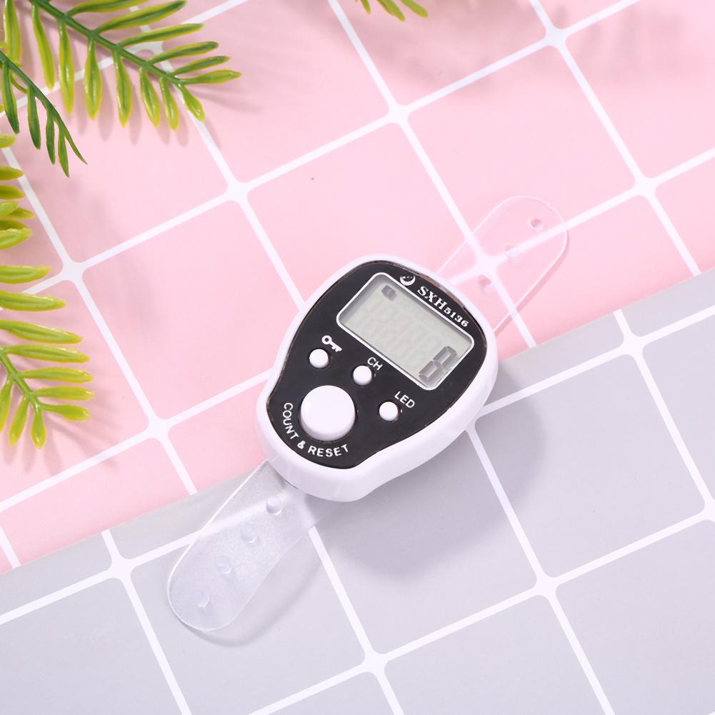 Mini compteur électronique de doigt d'affichage à cristaux liquides de Digital LED anneau de main