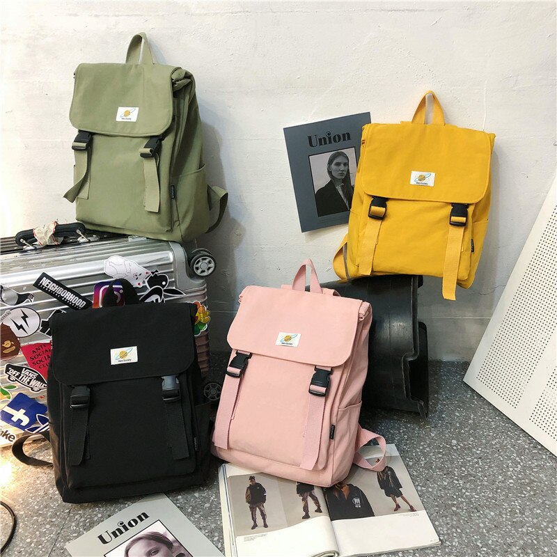 Waterproof Women Nylon Backpacks School Bags For Teenager Girls Student Casual Laptop School Backpacks Travel Book bags Rucksack