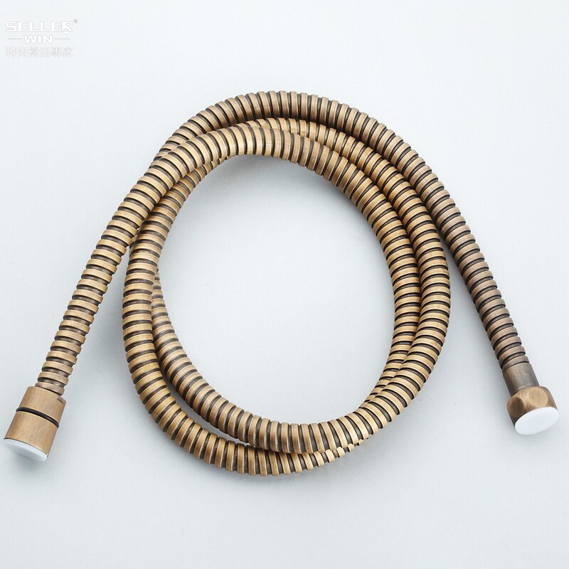 Antique Copper brass 150cm 59-Inch Stainless Steel Interlock Handheld Shower Hose Shower accessories