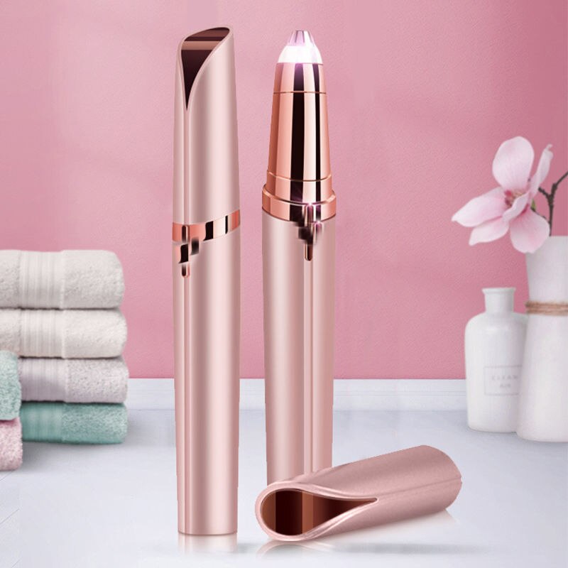 Draagbare Mini Brow Vormgeven Trimmer Elektrische Wenkbrauw Scheermes Scheerapparaat Haar Verwijderen Quick &amp; Pijnloos Te Gebruiken Wenkbrauw Trimmer Pen