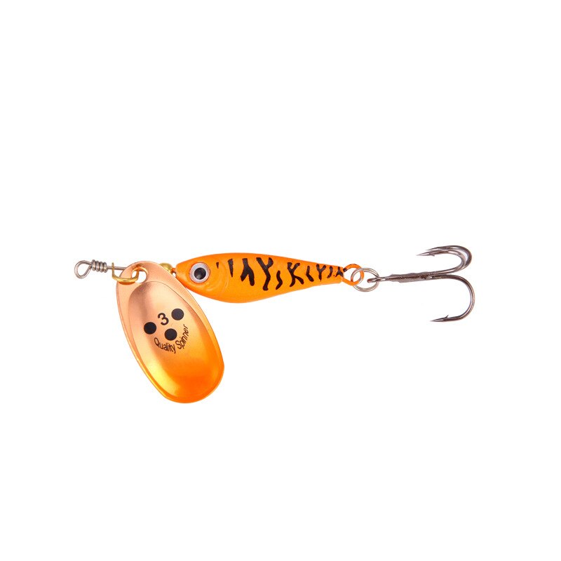 Cuillères à leurres de pêche à la traîne, appâts ménés de type cuillère, Wobbler en métal pour la truite, Wobbler, truite, 11G 15G 20G: Orange Rouge / 90mm  20g