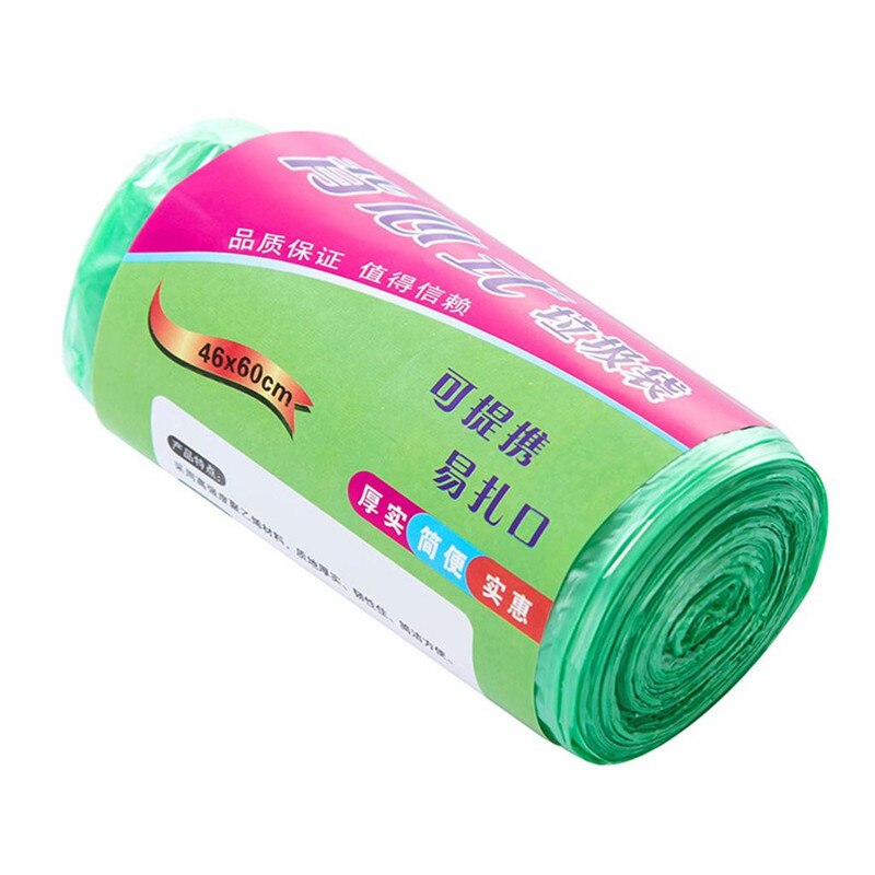 Vest-type grote vuilniszak dikke rol wegwerp plastic zak voor huishoudelijk milieu schoonmaak afval opslag vuilniszakken @d: C