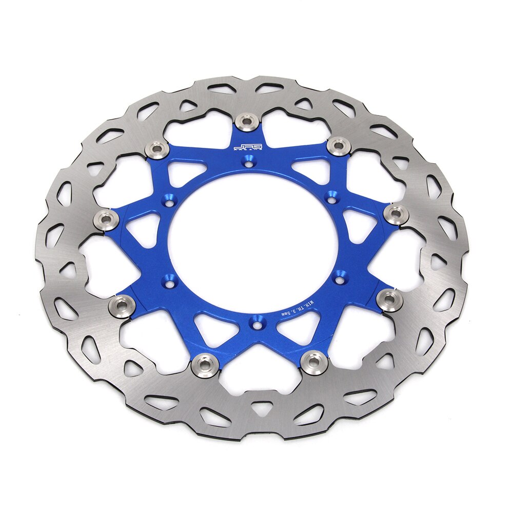 320MM Motorcycle Floating Brake Disc Bracket For YAMAHA WR 125 250 250F YZ250 250F WR400F YZ400F WR426F YZ426F WR450F YZ450F: Blue Brake disc