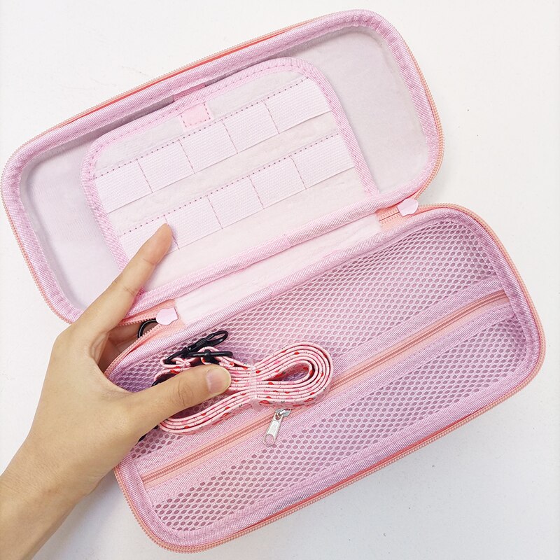 Voor Nintendoswitch Tas Aardbei Draagbare Reizen Carrying Soft Case Cover Voor Nintendo Switch Console Accessoires