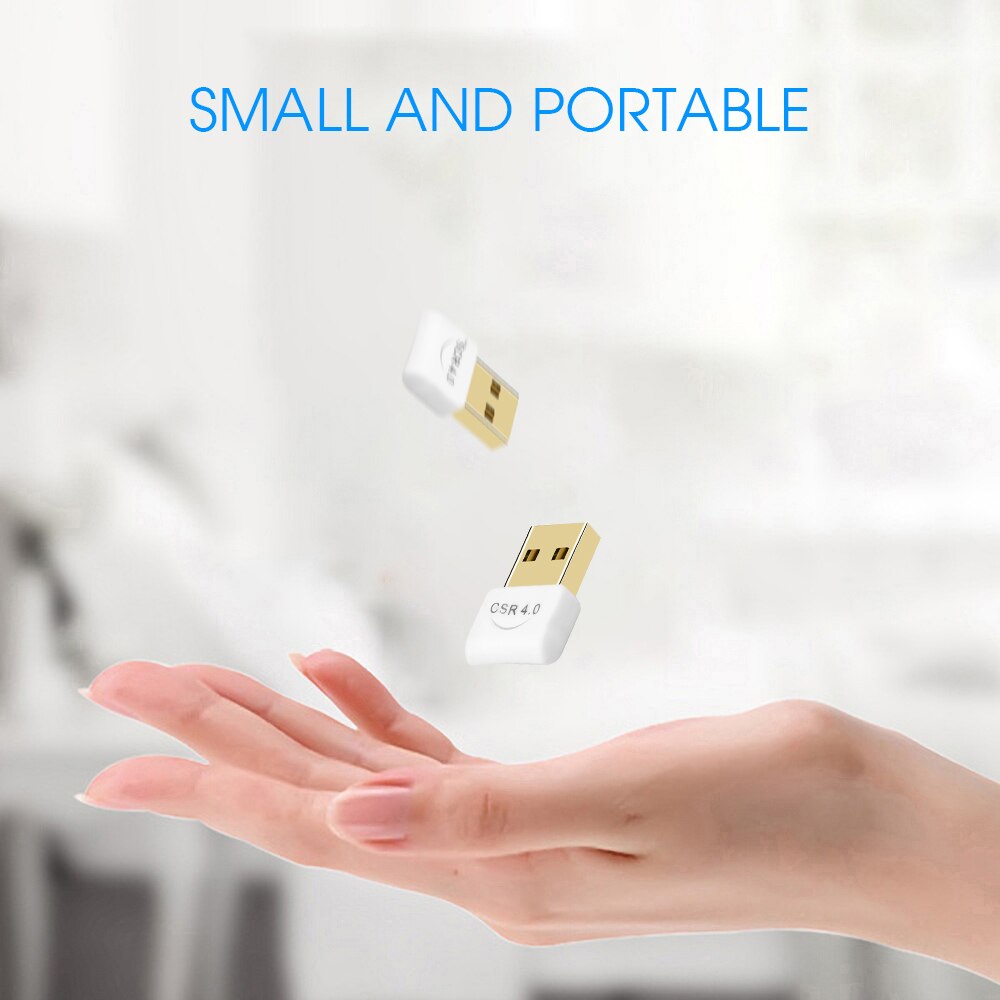 Mini Wireless Bluetooth V4.0 USB Dongle Dual mode Transmitter for Bluetooth Mouse Keyboard BT Speaker for Win7/8/10/Vista/XP