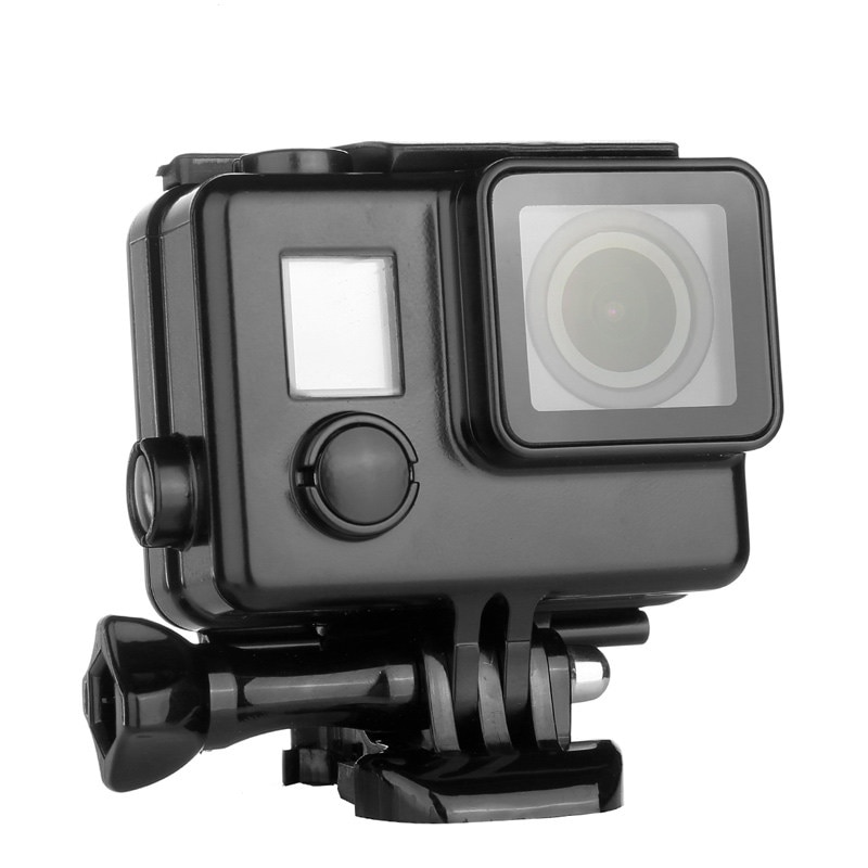 Capa impermeável para gopro, capa de mergulho subaquática com 35m, para gopro hero 4 3 + acessórios pro pro