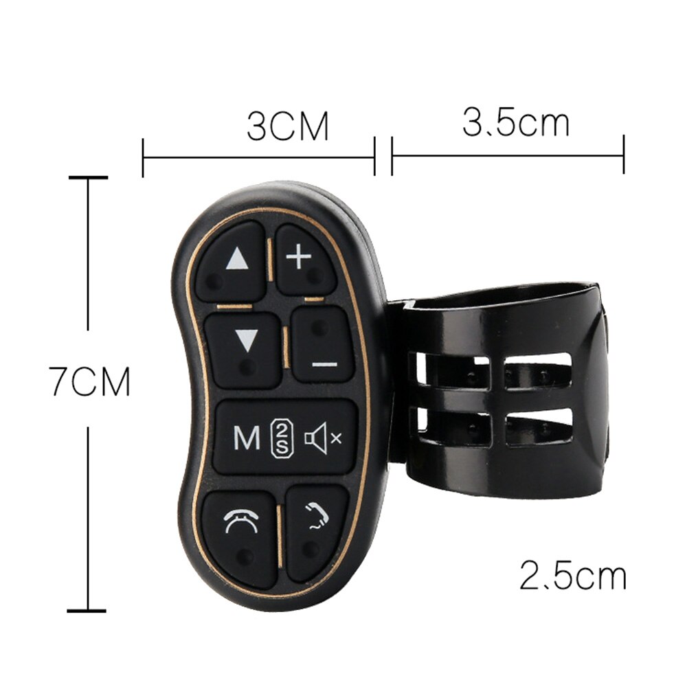 Universal Car Steering Wheel Button Remote Control Car navigation DVD 2 din android Bluetooth wireless Universal remote