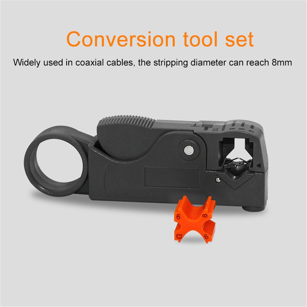 Automatische striptang, draadstripper, multitool, krimptang, kabelgereedschap, netwerk-utp-kabelknipper, stripper voor kabels