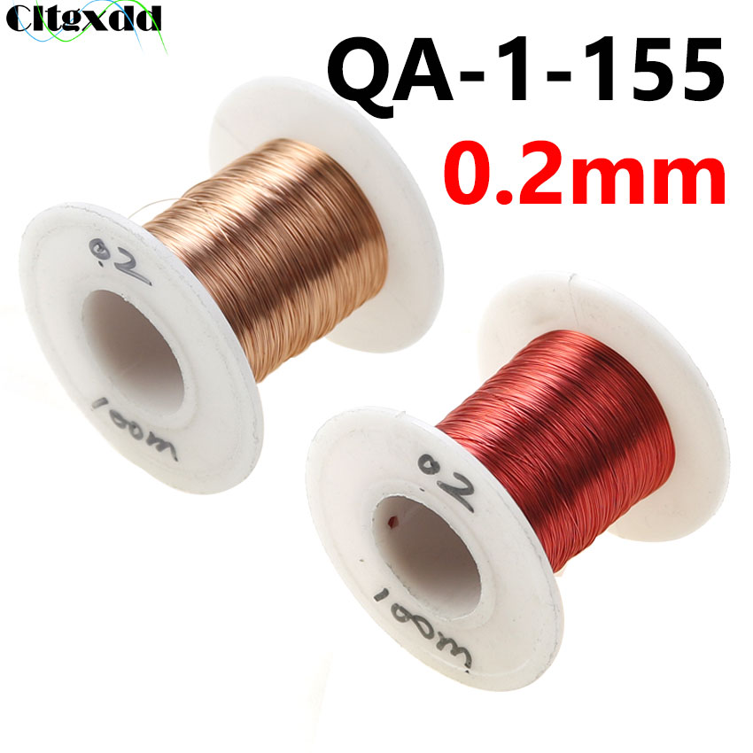 Cltgxdd 0.2Mm Polyurethaan Geëmailleerde Draad QA-1-155 2uew Koperdraad 100 Meter