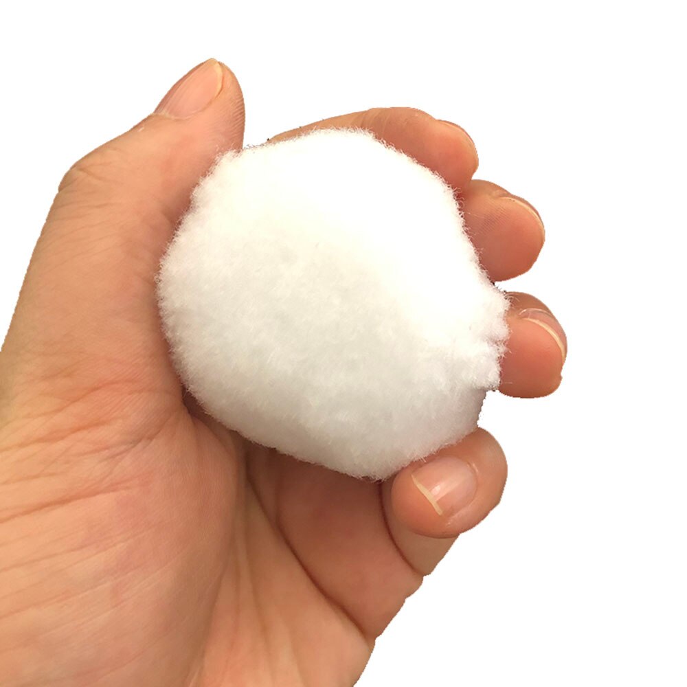 10pcs Indoor Snowball Fight White soft light balls high bounce snowballs for indoor and outdoors