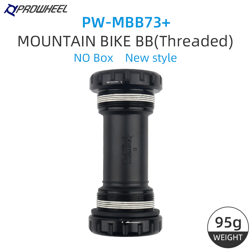 PROWHEEL RBB68/BB68/MBB73/BB73 soporte inferior de bicicleta MTB/carretera Hollowtech rodamiento para 68MM 68/73MM Shimano manivela BB: Rojo