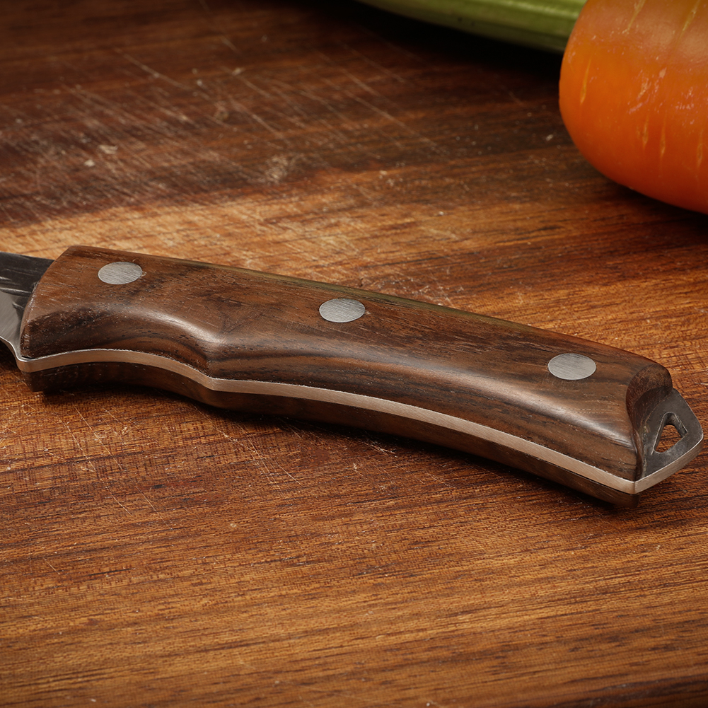 Wak Professionele Handgemaakte Keuken Bot Mes 5.7 Inch Uitbenen Mes Lange Lemmet Keuken Snijden Messen Houten Handvat Keuken Mes