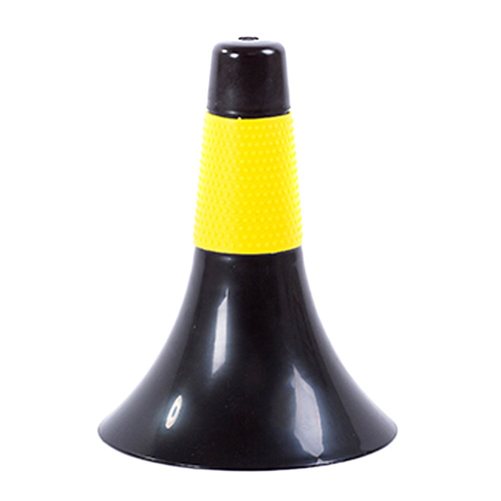 Thicken Obstacle Sign Sport Cones Football Training Cones Marker Horn BHD2: black main yellow