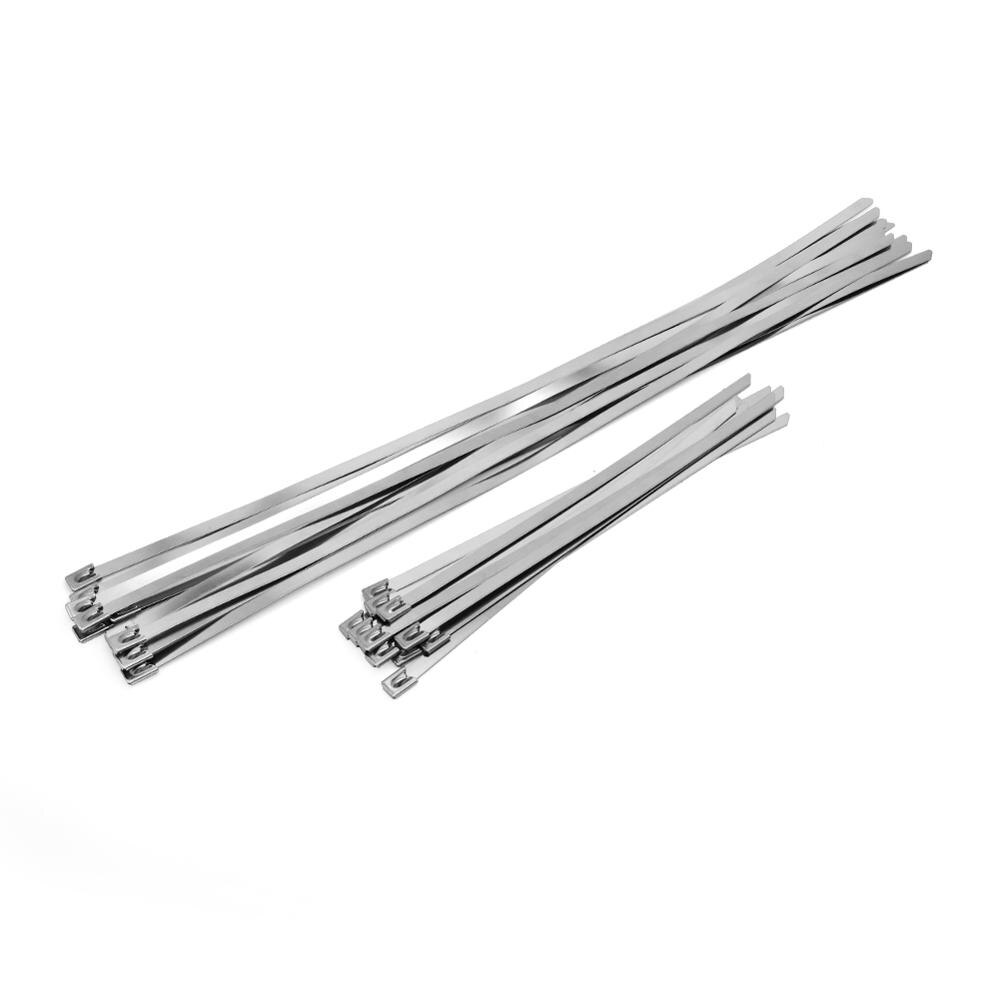 For ATV / Automotive 12 pcs/set Band and Buckle Clamps - CV Half Shaft Boot Band Pack Stainless Steel