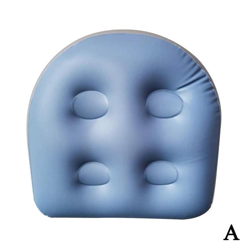 Ontspannende Massage Mat Opblaasbare Water Injectie Pad Zwembad Kussen Voor Baden Spa Zachte Kussen Opblaasbare Bad Seat M5G1: Blauw