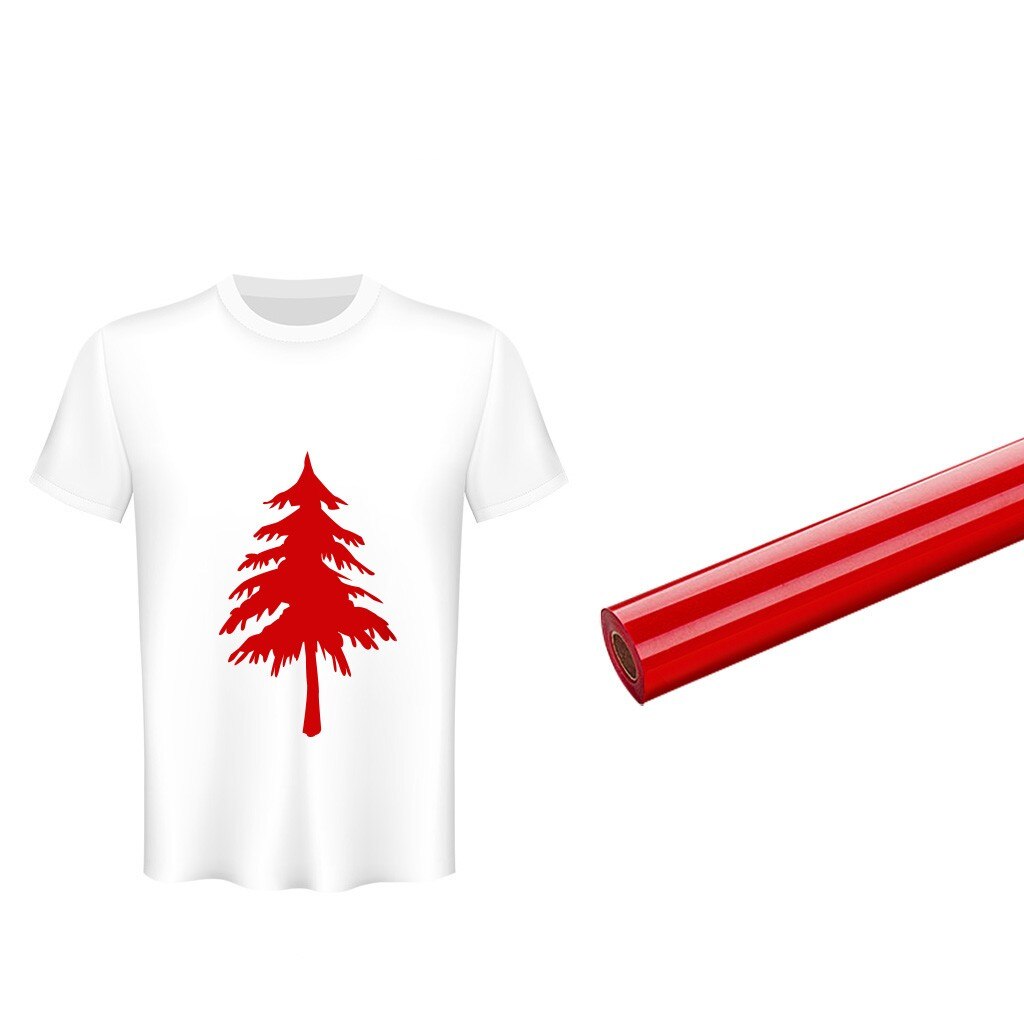 1 sheet 30cmx150cm super elastic PU Heat Transfer Vinyl T-shirt Iron On HTV Printing: RED