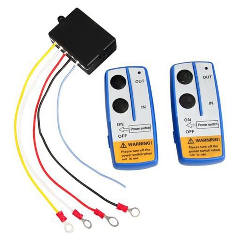 Treuil sans fil télécommande interrupteur ascenseur porte pompe hydraulique lit à benne basculante 12V récupération dépanneuse