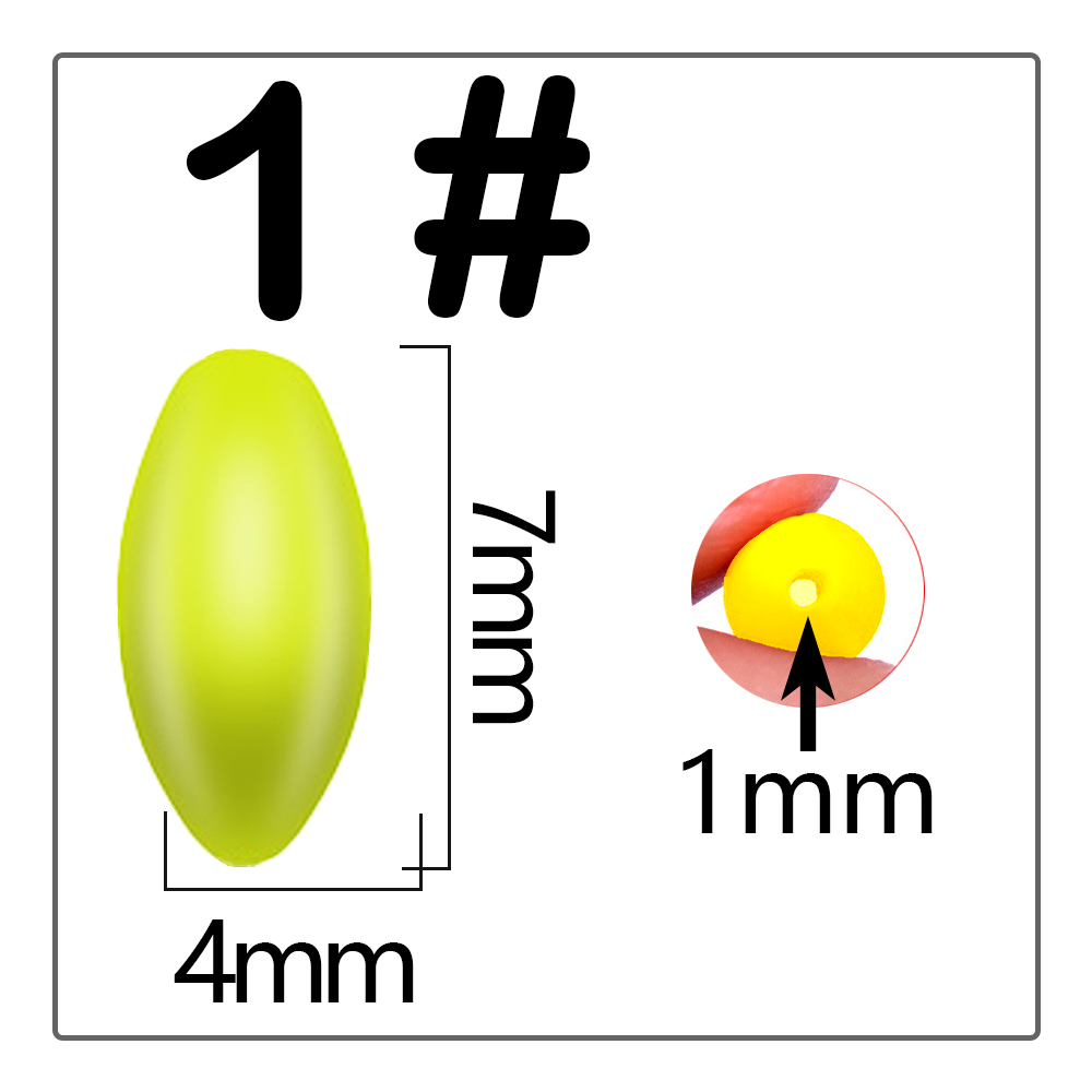 EVA Eye-catching Bean Fishing Float Fluorescent Drift Ball Foam Hit Indicator Fishing Float Buoyancy Ball Fishing Accessories: Clear
