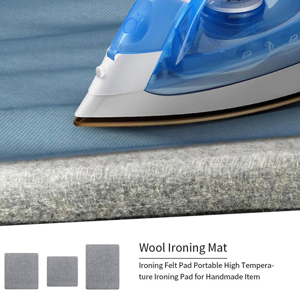 Home Supplies High Temperature Mini Iron Ironing Boards Felt Wool Pressing Mat Ironing Board Pad 3 Sizes Option