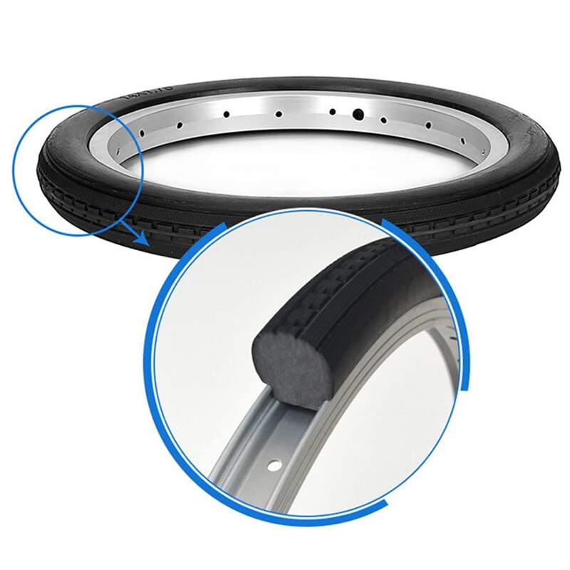 12 inch 12 1 / 2 x 2 1 / 4 fiets massieve banden fiets fietsbanden 12 1 / 2 x 2 1 / 4 zwarte rubberen antislipbanden fietsband