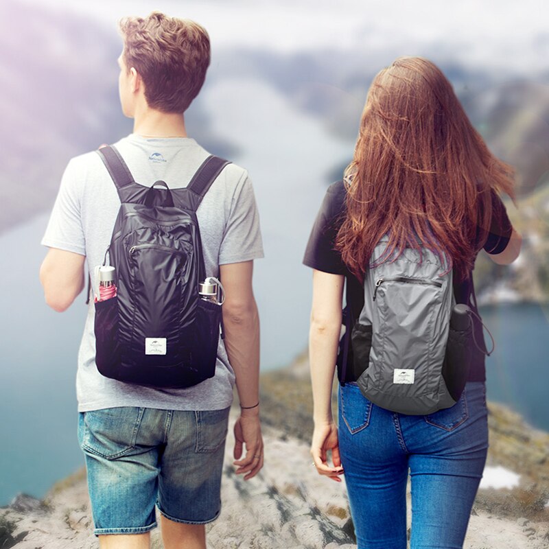 NatureHike Outdoor Folding Ultra Light Waterproof 30D Backpacks Wear-Resisting Travel camping Hiking Backpack portable foldable