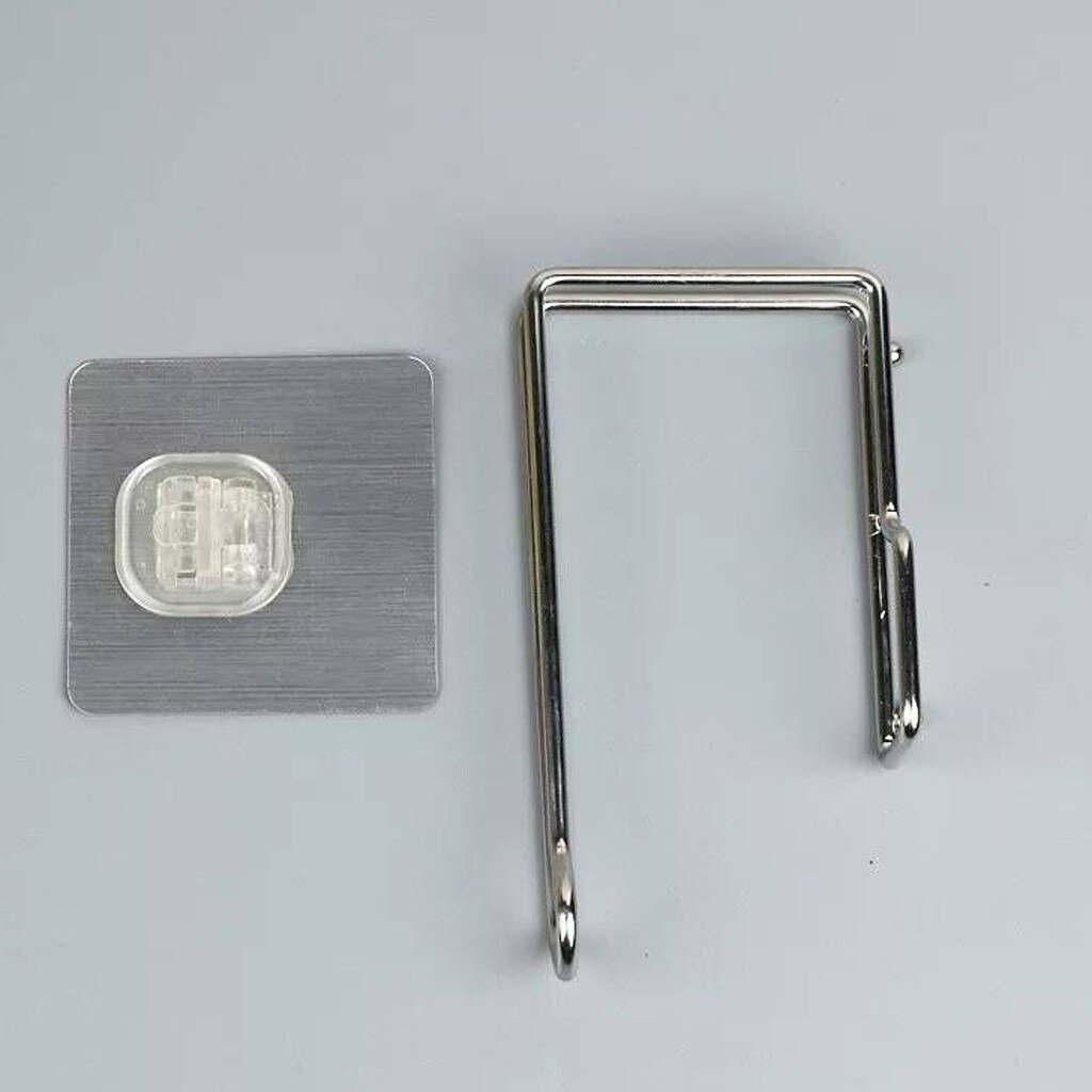 Porte-serviette en papier adhésif | Étagère de rangement pour salle de bain, rouleau de papier organisateur de papier, porte-serviettes en acier inoxydable, porte-serviettes mural