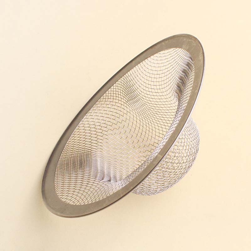 5pcs Stainless Steel Bathtub Hair Catcher Stopper Shower Drain Hole Filter Trap Kitchen Metal Sink Strainer Kitchen Supplies