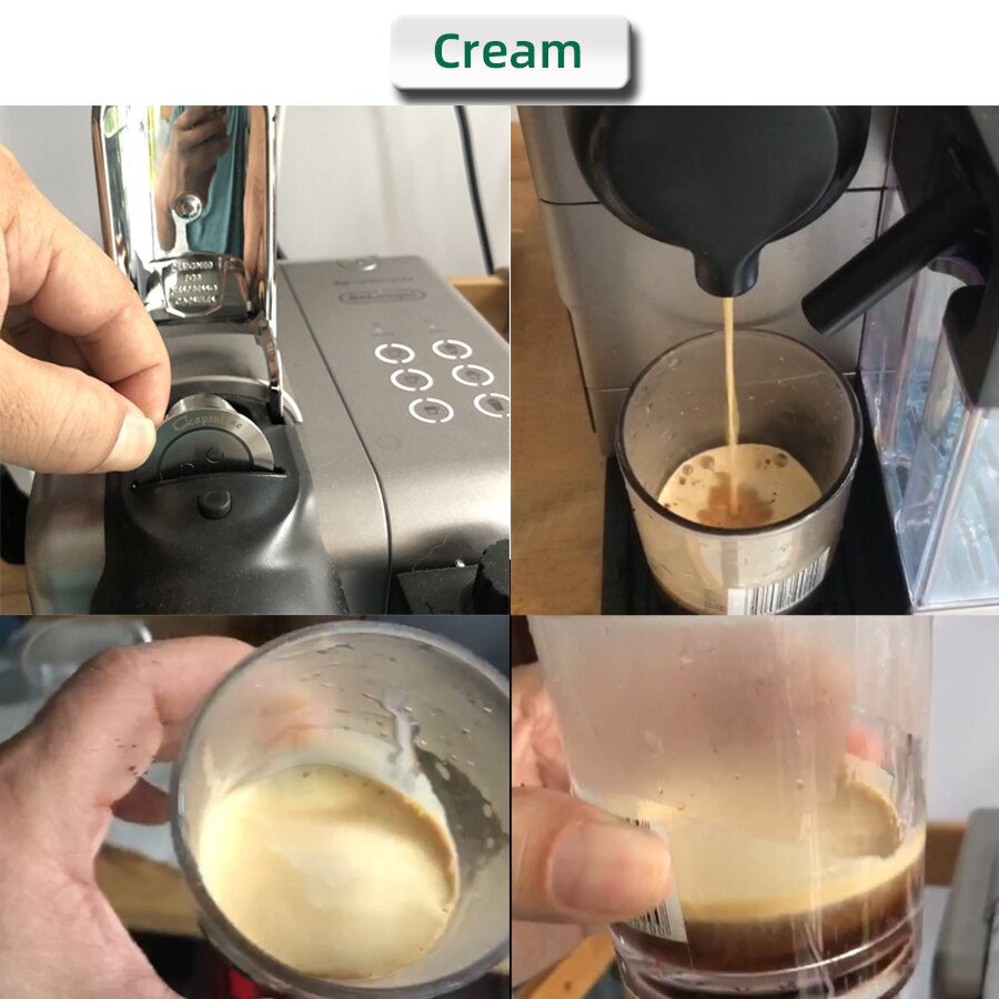 Capsulone 3. Metalowa kapsułka ze stali nierdzewnej kompatybilny ekspres robić kawy Nespresso wielokrotnego użytku gładka kapsułka 1 szt