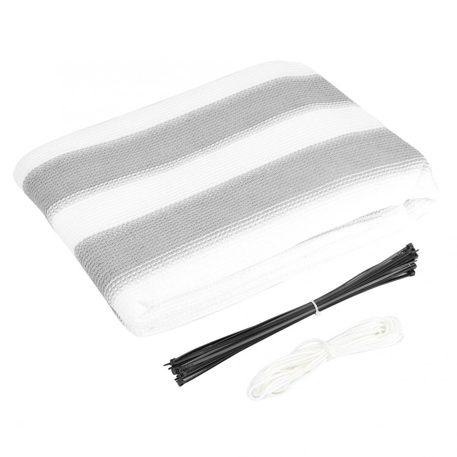 5m Balcony Safety Net Kid Children Pet Stairs Railing Guard Accident Prevention Mesh for Home Garden Accessories: White