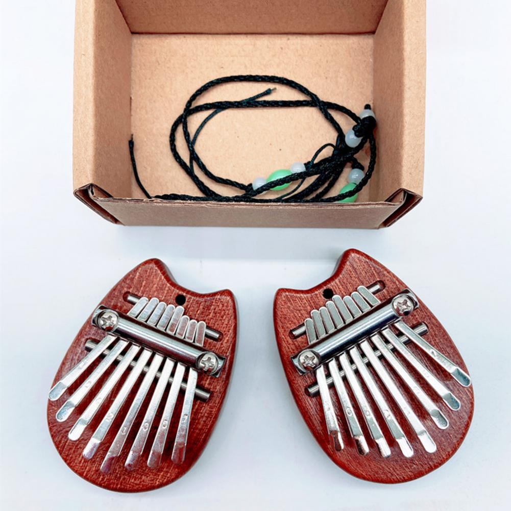 Modieuze Duim Piano Draagbare Muziekinstrument Houten Kalimba Mbira Duim Piano 8 Key Piano Kalimba Duim Piano