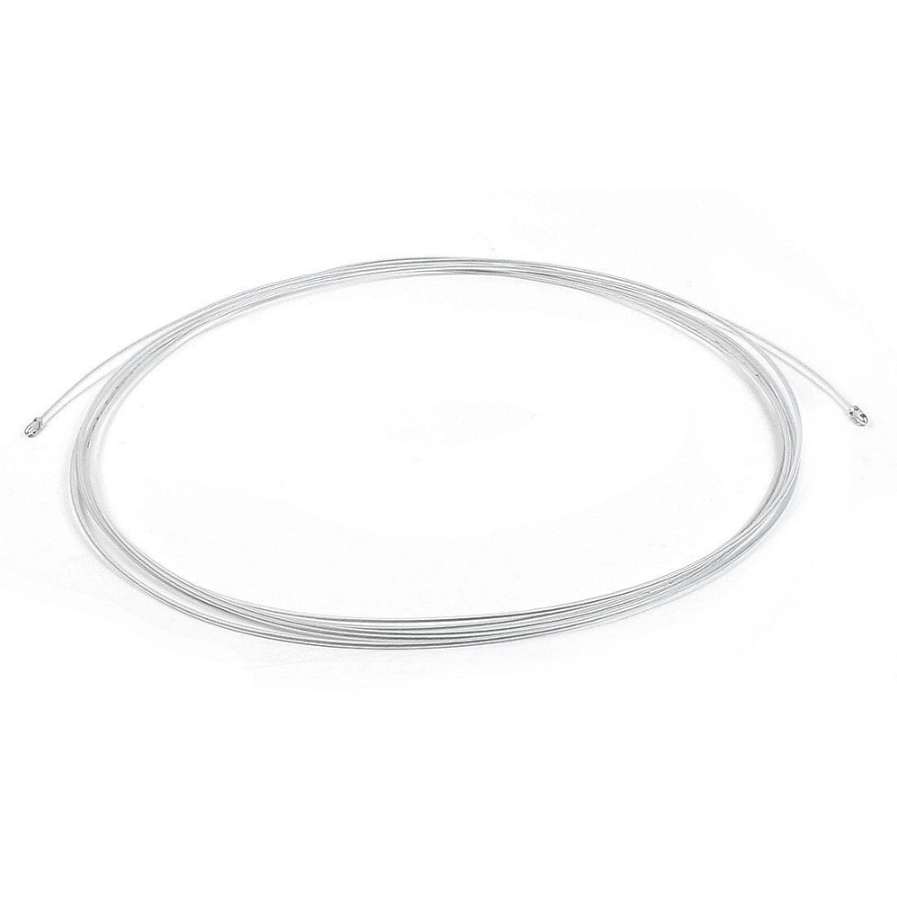 Hoisting Lifting 4mm Dia PVC Coated Flexible Stainless Steel Wire Rope 10m Long