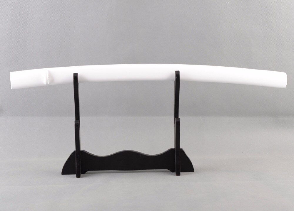 Full White Saya Sheath Scabbard for Samurai Sword Japanese Katana Pure Handmade Sword Accessory Nice Collection or
