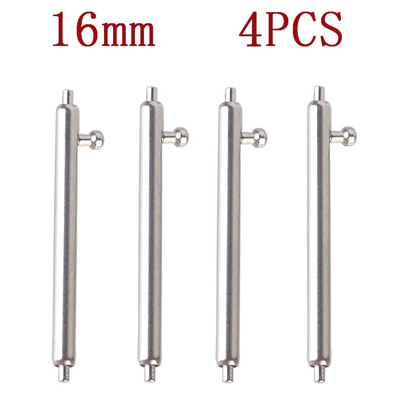 El Sr. NENG 4 unids/bolsa pasador de reloj calefacción herramientas y Kits de liberación rápida de acero inoxidable correa de reloj barras de resorte de pines MM 16MM 18MM 20MM 22MM: 16MM-4PCS