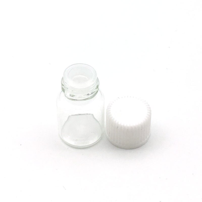 10 Stuks 2cc Clear Glazen Flessen Mini Lege Etherische Olie Fles Met Geen Gat Parfum Sample 2 Ml Flesjes