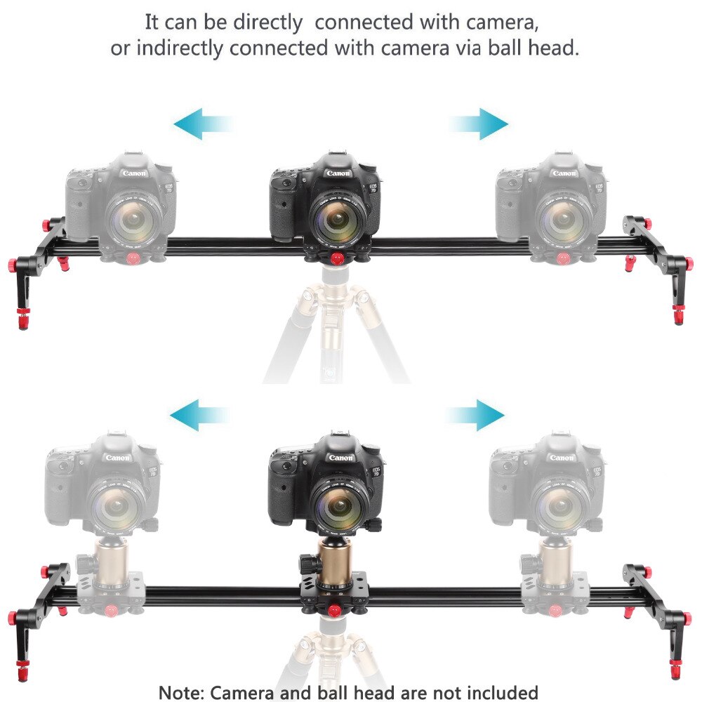 Camera Slider Track Mini Video Shot Follow Track Stabilizer Focus Shot for SLR camera photography track video camera